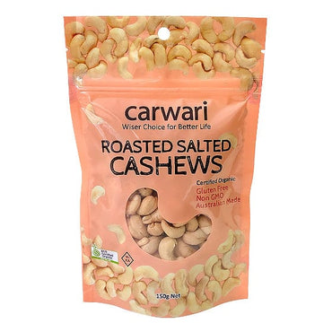 Carwari Cashews Roasted and Salted 150g